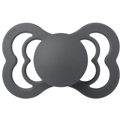 Соска-пустышка силиконовая 6-36 месяцев BIBS Supreme Silicone Iron 610221 1